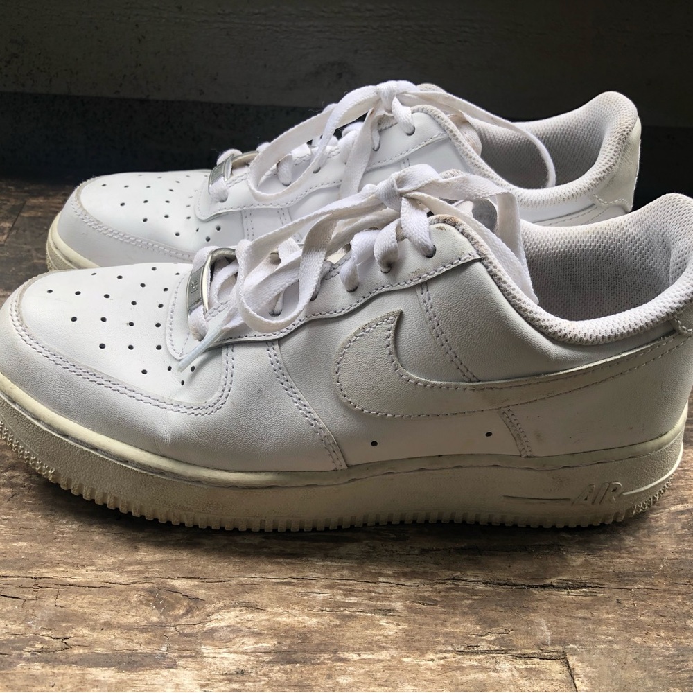 Nike Air Force 1 '07 Womens White Athletic Shoes Sneakers 315115-112 Size 8 - Picture 4 of 13